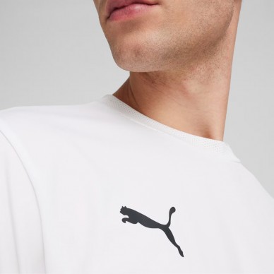 Maglietta Puma Individual Padel Tee bianca