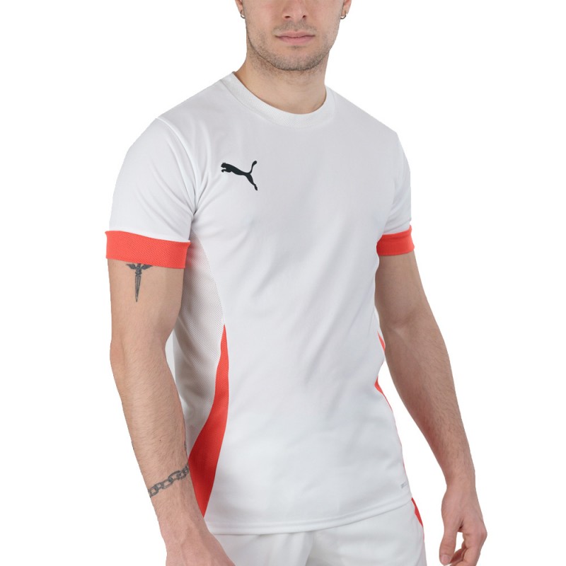 Maglietta Puma Individual Padel Tee bianca