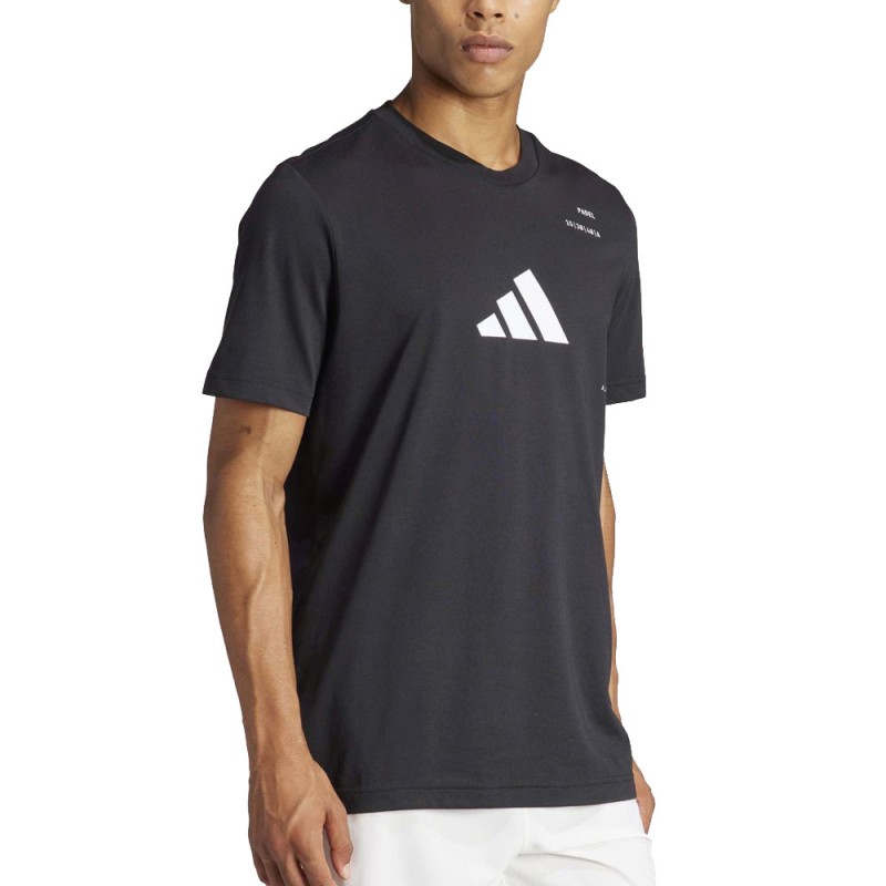 Maglietta Adidas M Padel nera Maglietta Adidas M Padel nera