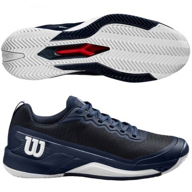 scarpe Wilson Rush Pro 4.5 Clay navy blue 2024