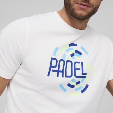 maglietta Puma Individual Grafica bianca