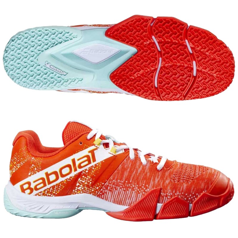 scarpe Babolat Movea Men tangerine tango white 2024
