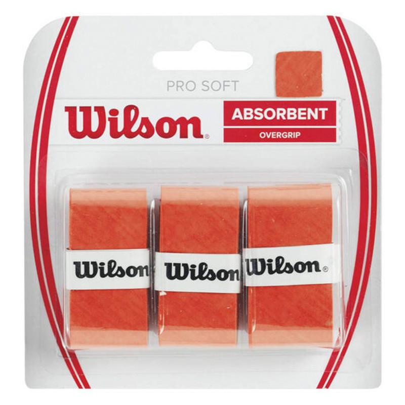 overgrips Wilson Pro Soft arancione overgrips Wilson Pro Soft arancione