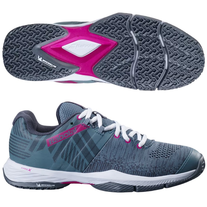 scarpe Babolat Sensa Women grigio bianco 2024