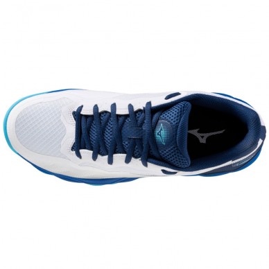 scarpe Mizuno Wave Enforce Court CC white estate blue 2024