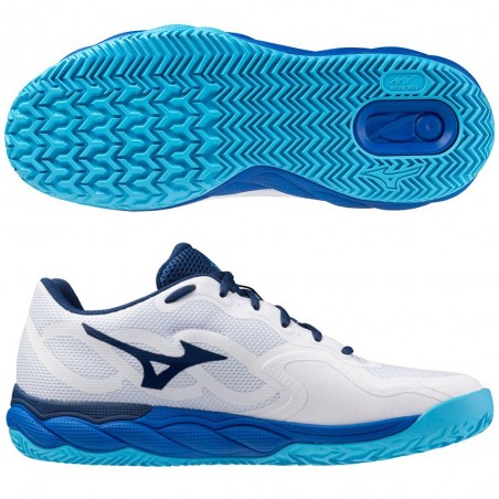 scarpe Mizuno Wave Enforce Court CC bianche Zona de Padel