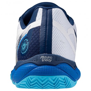 scarpe Mizuno Wave Enforce Court CC white estate blue 2024