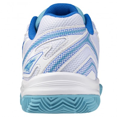 scarpe Mizuno Break Shot CC Woman white mugen blue 2024