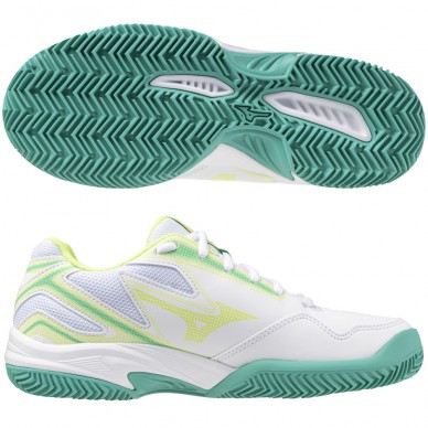scarpe Mizuno Break Shot CC Woman white sunny lime 2024