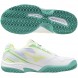 scarpe Mizuno Break Shot CC Woman white sunny lime 2024