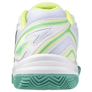 scarpe Mizuno Break Shot CC Woman white sunny lime 2024