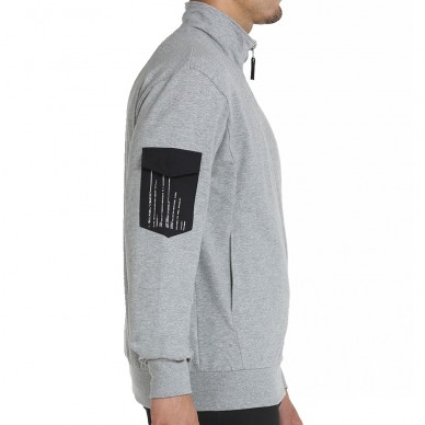 felpa Bullpadel Beade grigio medio vigoroso
