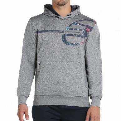 felpa Bullpadel Baiona grigio medio vigore