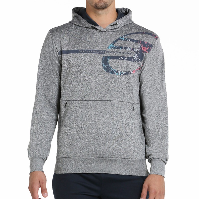 felpa Bullpadel Baiona grigio medio vigore