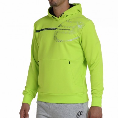 felpa Bullpadel Baiona verde vibrante