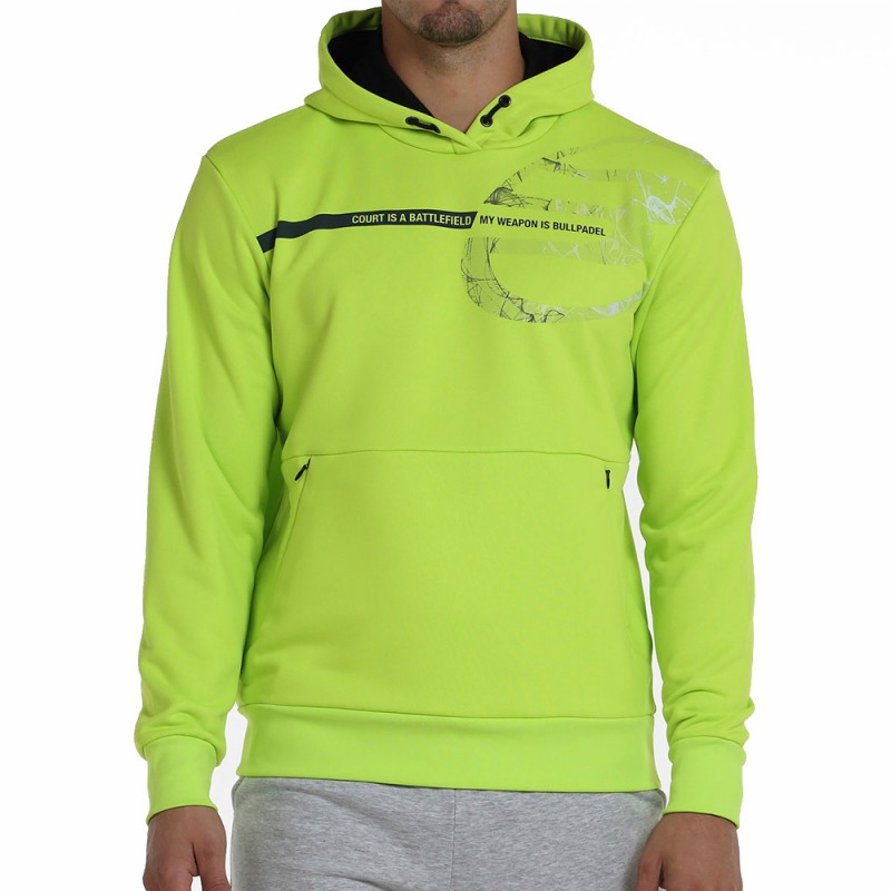 felpa Bullpadel Baiona verde vibrante felpa Bullpadel Baiona verde vibrante