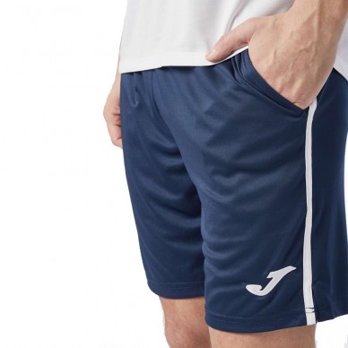 short Joma Open III blu navy bianco