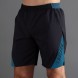 pantaloncini Endless Phoenix nero petrolio