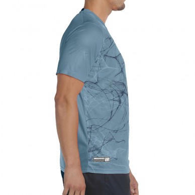 maglietta Bullpadel Casiop blu ombra