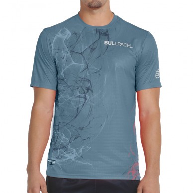 maglietta Bullpadel Casiop blu ombra