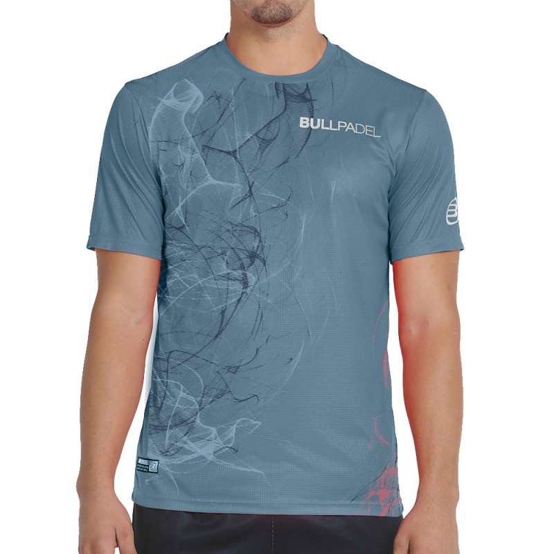 maglietta Bullpadel Casiop blu ombra