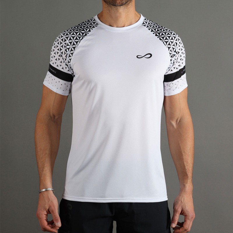 maglietta Endless Feisty Geo bianco
