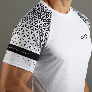 maglietta Endless Feisty Geo bianco