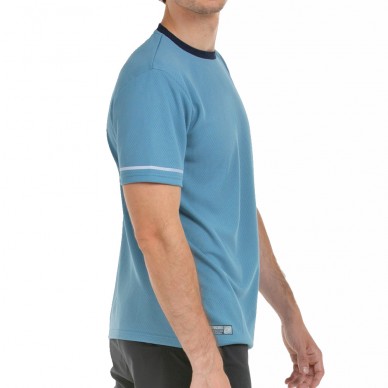 maglietta Bullpadel Camari blu ombra