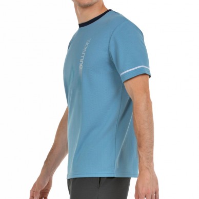maglietta Bullpadel Camari blu ombra