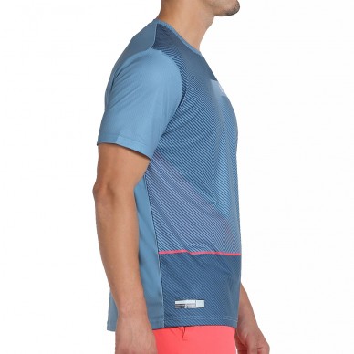maglietta Bullpadel Carino blu ombra