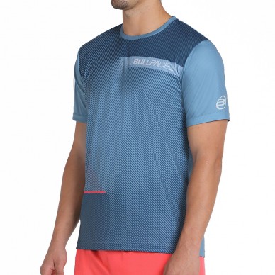 maglietta Bullpadel Carino blu ombra