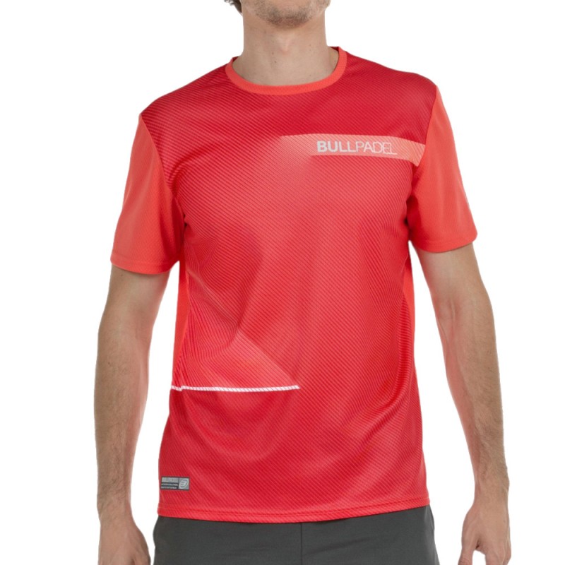 maglietta Bullpadel Carino lampone