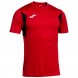 maglietta Joma Winner III rosso nero