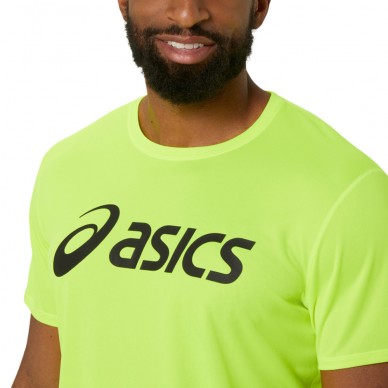 maglietta Asics Core Top performance giallo fluo