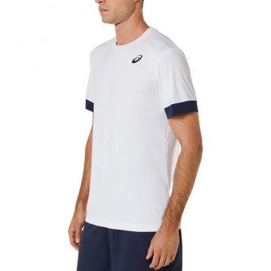 maglietta Asics Court SS Top bianca
