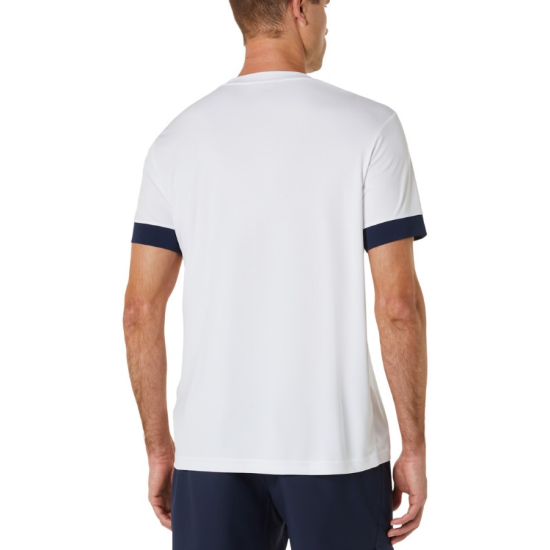 maglietta Asics Court SS Top bianca Zona de Padel
