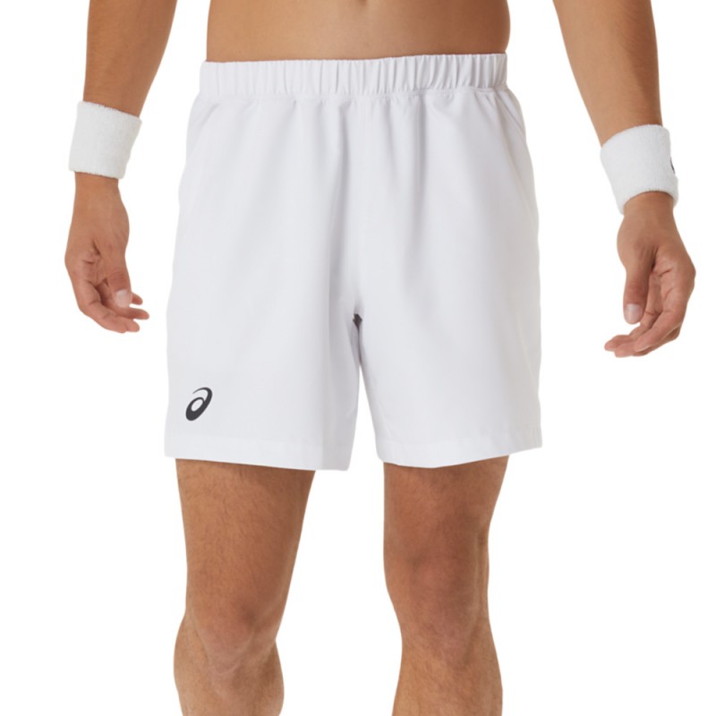 Pantalon Asics Court M 7IN Bianco brillante Pantalon Asics Court M 7IN Bianco brillante