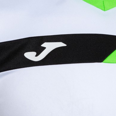 maglietta Joma Court bianco verde fluor