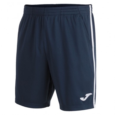 short Joma Open III blu navy bianco