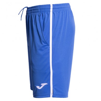 pantaloncini Joma Open III royal bianco