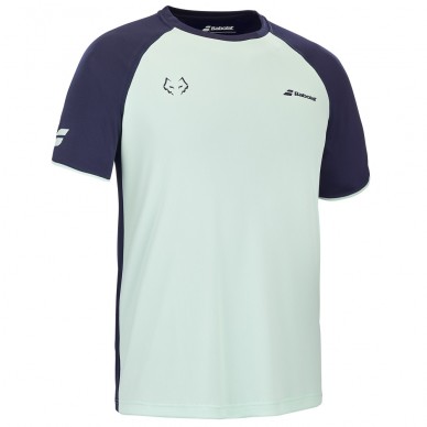 maglietta Babolat Crew Neck Tee Lebron blu