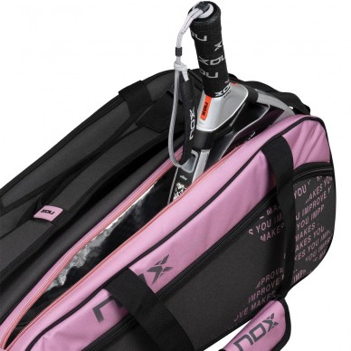 borsa Nox Street Series grigio rosa