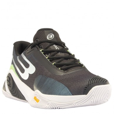 scarpe Bullpadel Hack Vibram 24I black green 2024