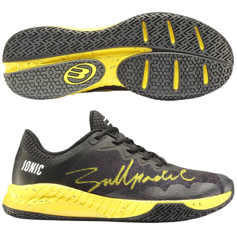 scarpe Bullpadel Ionic 24I black yellow 2024