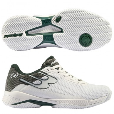 scarpe Bullpadel Performance Grip 24I white green 2024