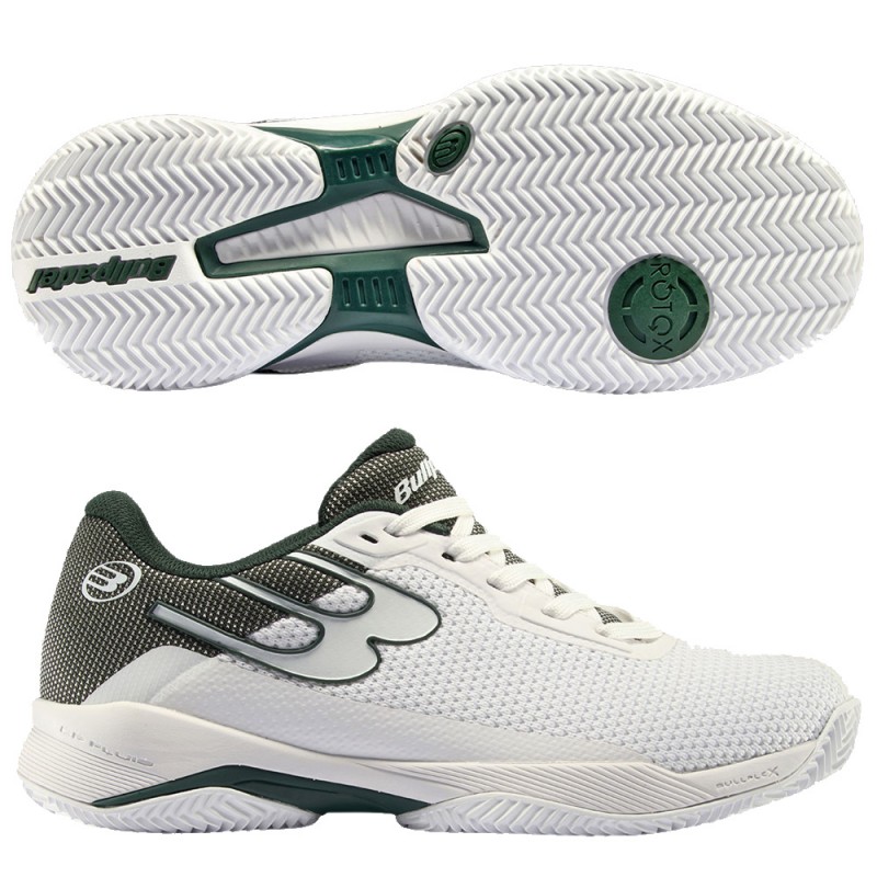 scarpe Bullpadel Performance Grip 24I white green 2024