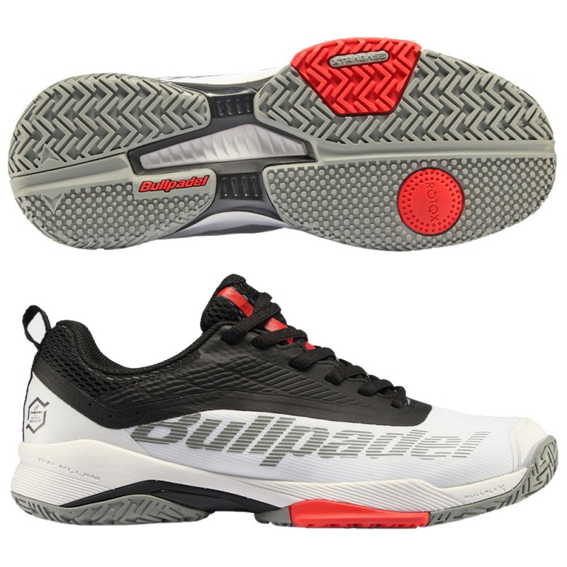 scarpe Bullpadel Performance Hybrid 24I white black 2024 scarpe Bullpadel Performance Hybrid 24I white black 2024
