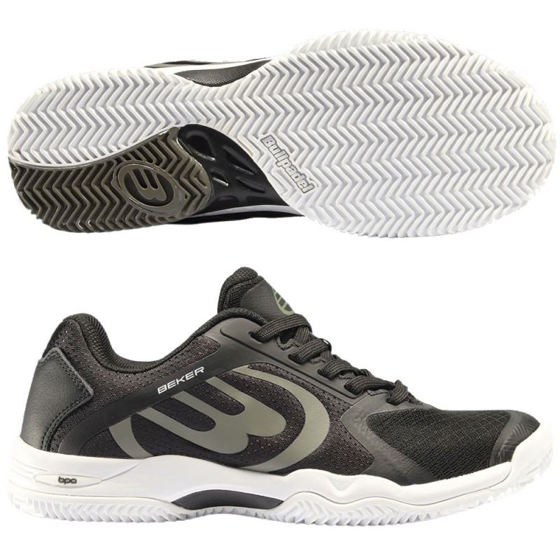 scarpe Bullpadel Beker 24I black kaki 2024 scarpe Bullpadel Beker 24I black kaki 2024