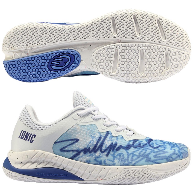 scarpe Bullpadel Ionic Woman 24I white light blue 2024