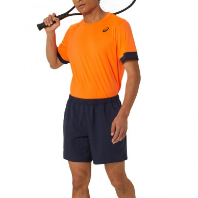 maglietta Asics Men Court SS Top arancione